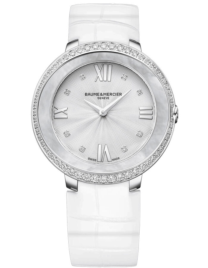 QUARTZ WATCH, DIAMOND-SET – 34 MM