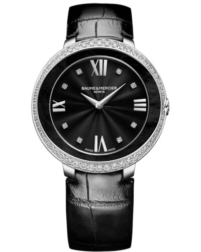 QUARTZ WATCH, DIAMOND-SET – 34 MM