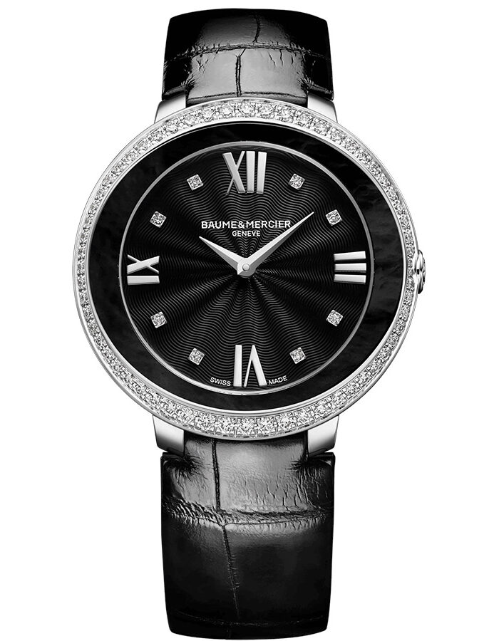 QUARTZ WATCH, DIAMOND-SET – 34 MM