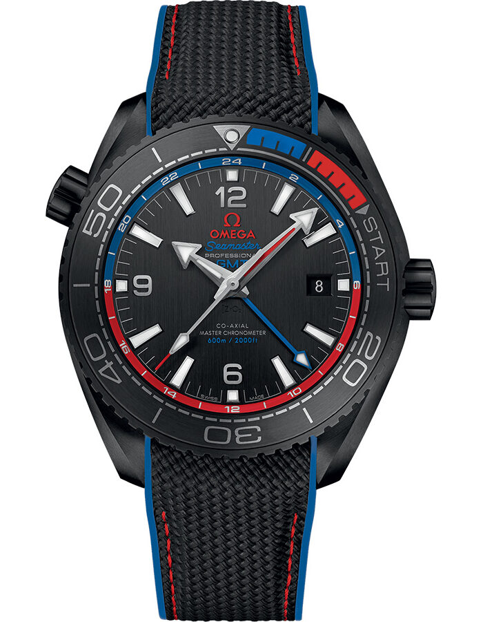 CO-AXIAL MASTER CHRONOMETER GMT 45.5 MM"ETNZ" DEEP BLACK