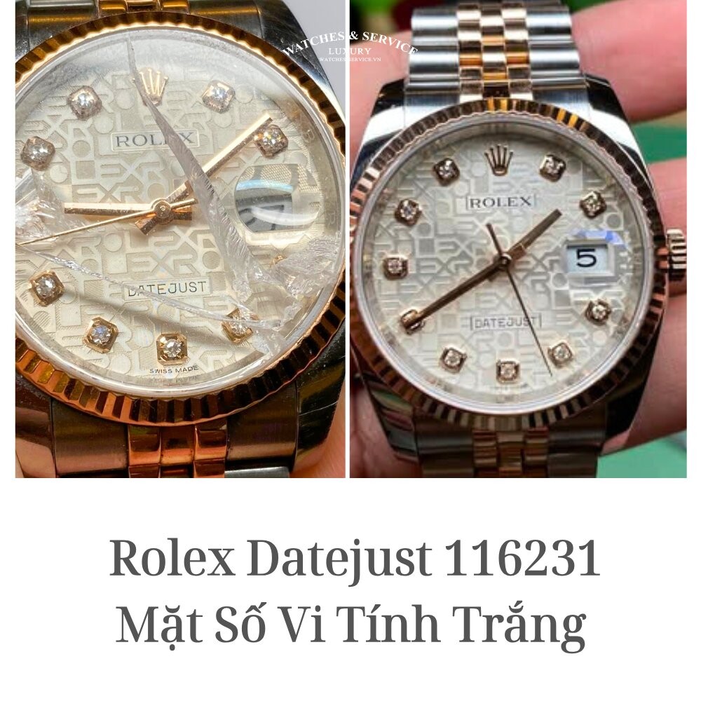 Đồng hồ sau khi thay kính – phục hồi thẩm mỹ và chống nước tại Watches & Service Luxury