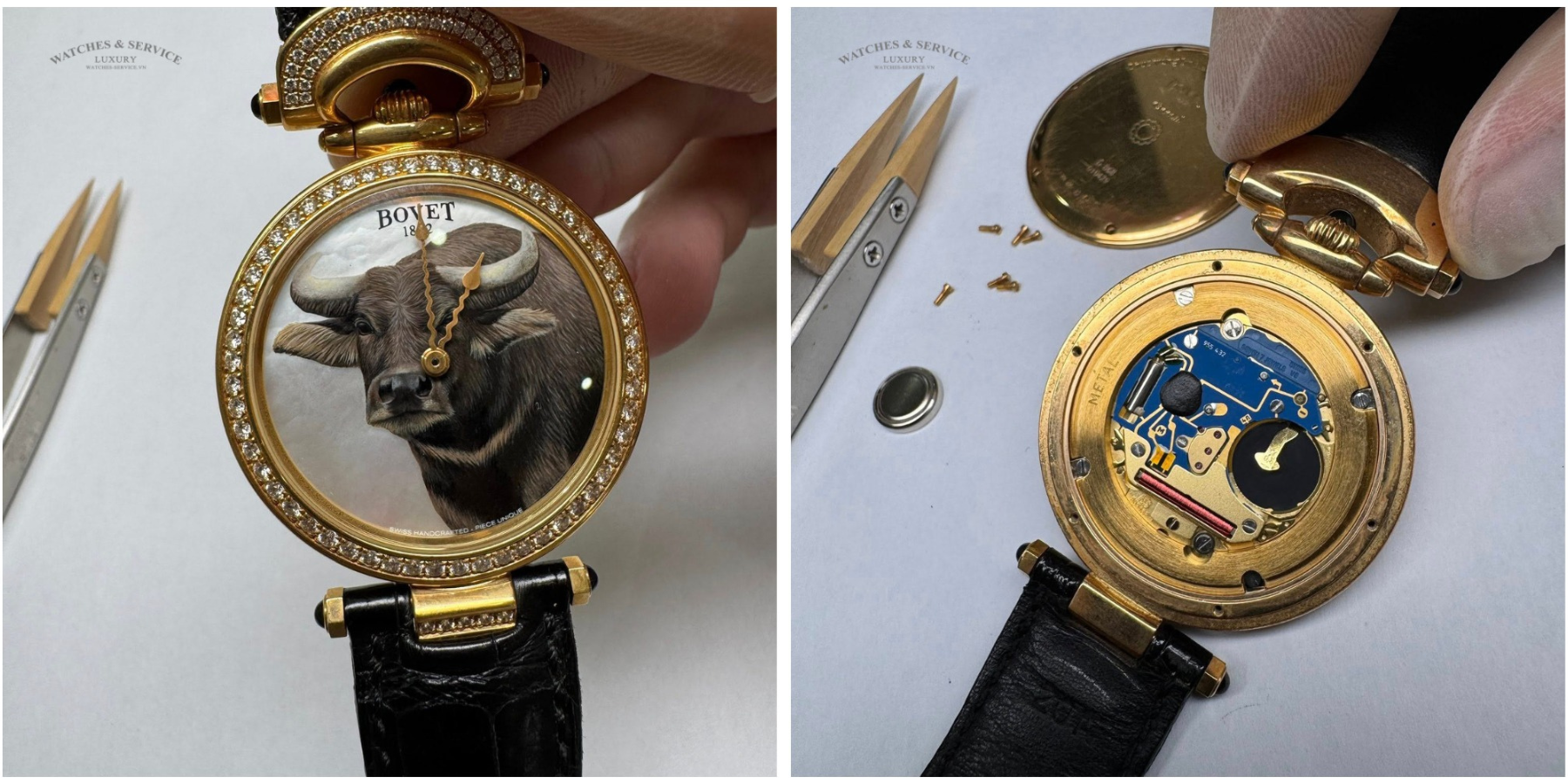 Dịch vụ thay pin đồng hồ cao cấp tại Watches & Service Luxury